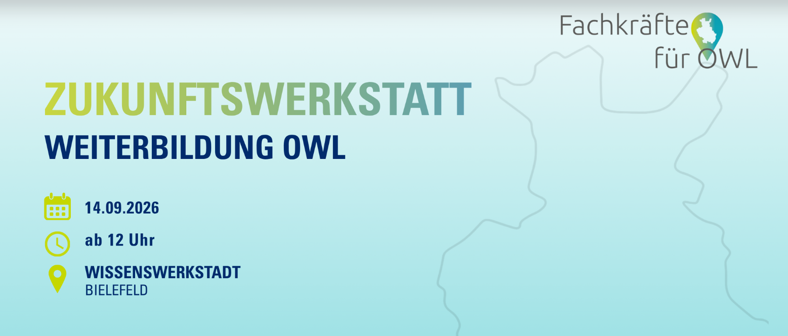 Info über die Zukunftswerkstatt Weiterbildung OWL 2026